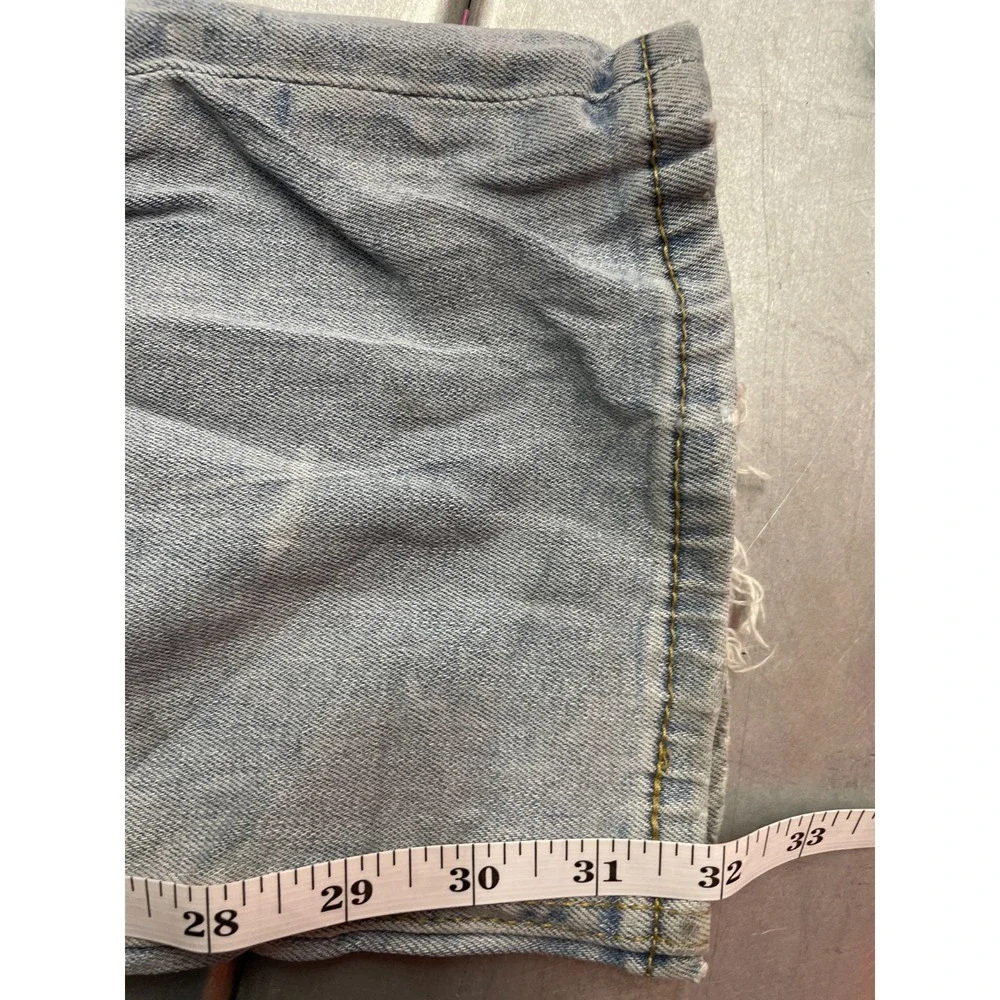 Levis 514 Slim Straight Jeans Mens 36x32 Blue Light Wash‎ Denim